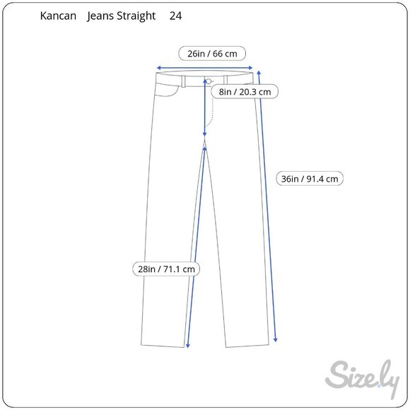 KanCan Womens Distressed Skinny Jeans W1 24 Blue Denim Mid-Rise 73% Cotton - Picture 7 of 7